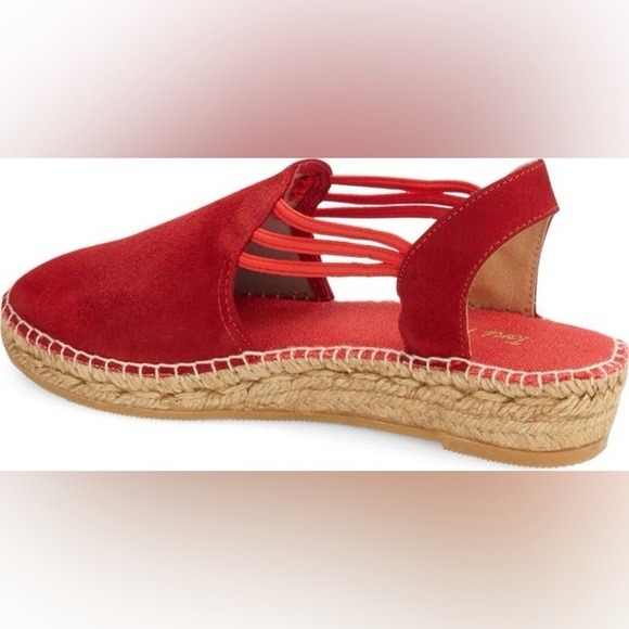 Toni Pons 'Nuria' Suede Wedge Sandal Size 6.5 Made in Spain 🇪🇸 - Picture 3 of 16